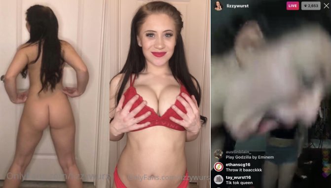 FUL VIDEO: Lizzy Wurst Nude Youtuber!